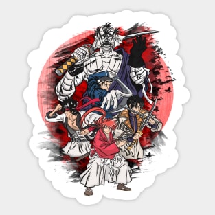 Himura The Red Haired Samurai Sticker